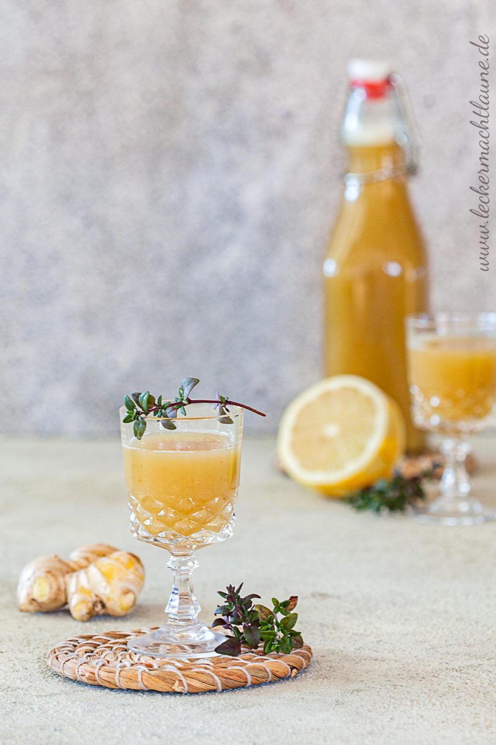 Zitronen Ingwer Sirup Grundrezept Lecker Macht Laune