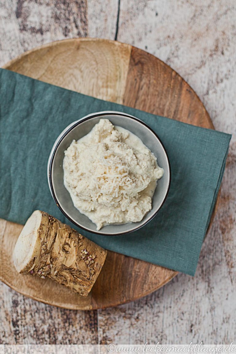 Sahnemeerrettich {grundrezept} lecker macht laune