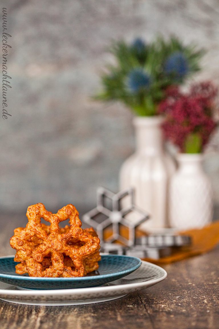 Herzhafte Rosenküchle mit Kartoffeln und Speck - lecker macht laune