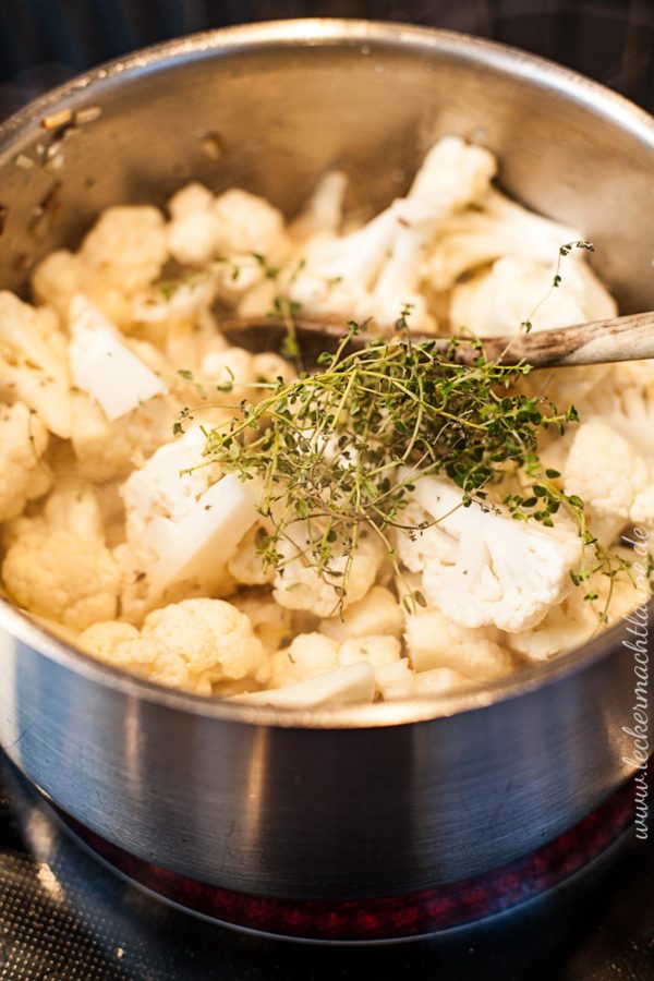 Blumenkohl-Knoblauch-Suppe - lecker macht laune