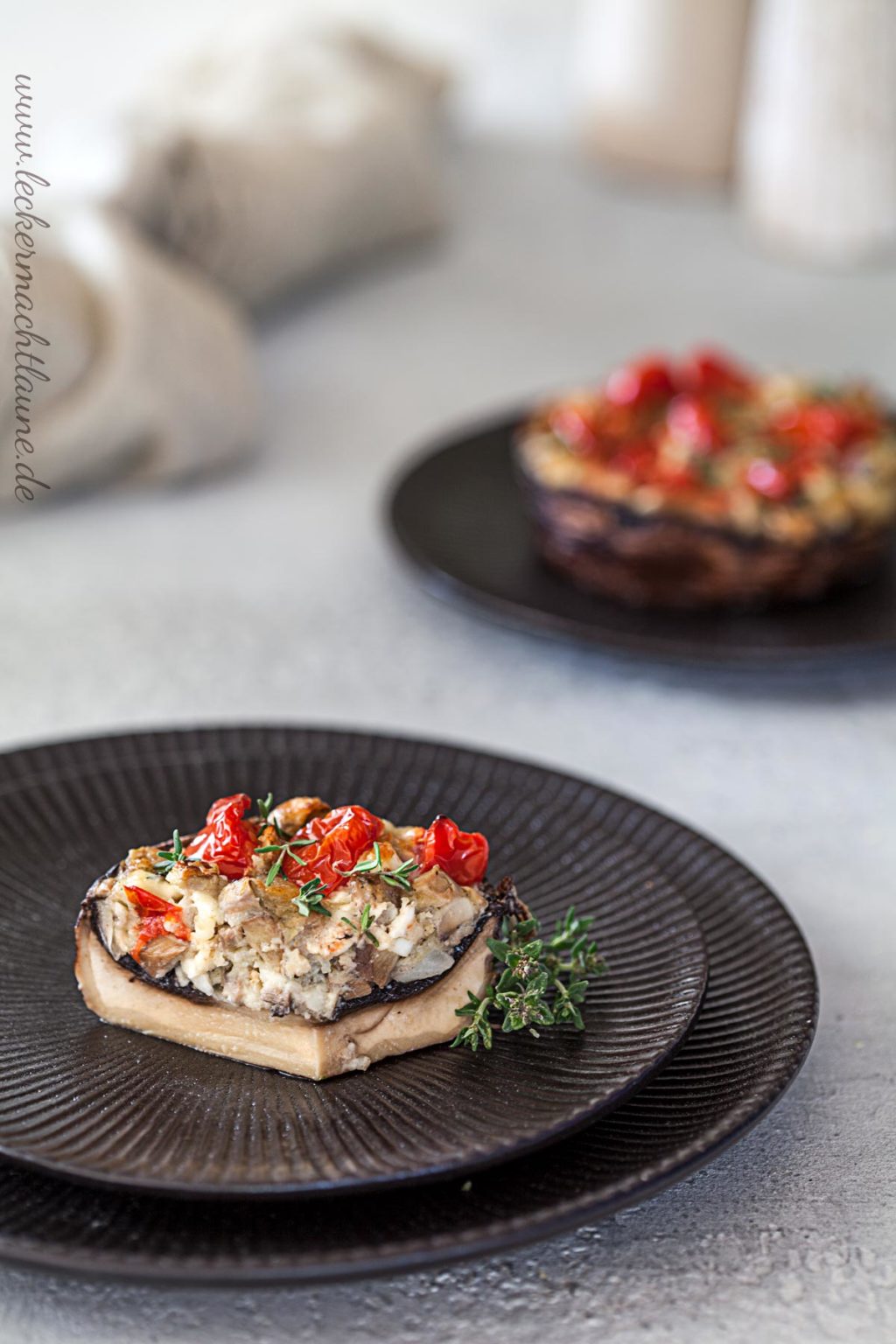 Gefüllte Portobellos {vegetarisch} - lecker macht laune